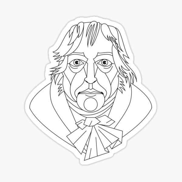 G.W.F. Hegel Sticker