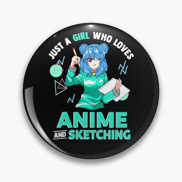 Item preview, Just A Girl Who Loves Anime And Sketching Drawing Art designed and sold by HDankdesign.