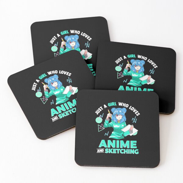 Item preview, Just A Girl Who Loves Anime And Sketching Drawing Art designed and sold by HDankdesign.