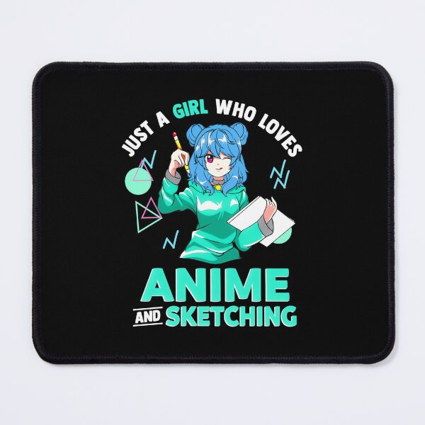 Item preview, Just A Girl Who Loves Anime And Sketching Drawing Art designed and sold by HDankdesign.