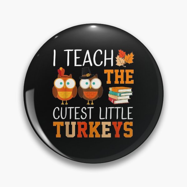 Artikelvorschau, I Teach The Cutest Little Turkeys Thanksgiving Teacher Funny entworfen und verkauft von Evrard123123.
