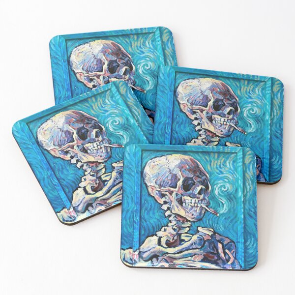 Item preview, Van Gogh's Smoking Skeleton designed and sold by Eva Crawford.