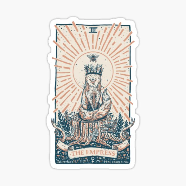 The Empress Holographic Celestial Tarot Card Sticker – Reverie Goods & Gifts