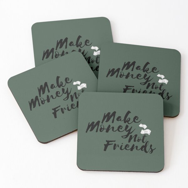 Item preview, Make Money Not Friends designed and sold by SweetPeaVintage.