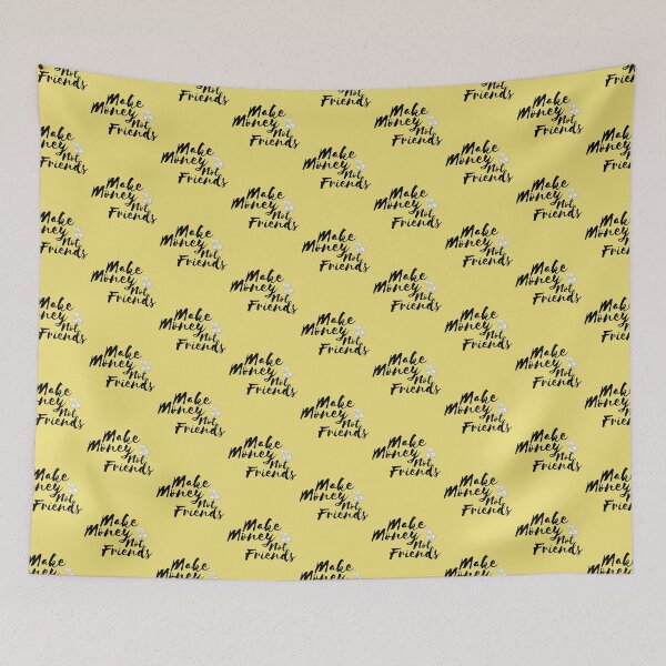 Item preview, Make Money Not Friends designed and sold by SweetPeaVintage.