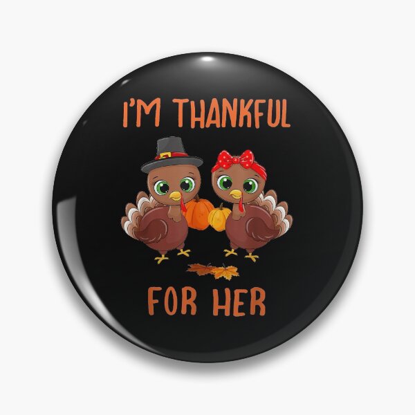 Artikelvorschau, I'm Thankful for Her Funny Turkey Matching Thanksgiving entworfen und verkauft von Evrard123123.