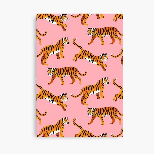 Item preview, Bengal Tigers - Peachy Pink designed and sold by TigaTiga.