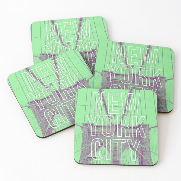 Item preview, Brooklyn Bridge Green Phone Wallet designed and sold by M-M-MerchMania.