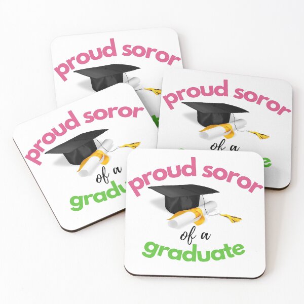 Item preview, Proud Soror of a Graduate  //  Pretty Girls Class of 2022 Graduation - Pink & Green designed and sold by GLifestyle.