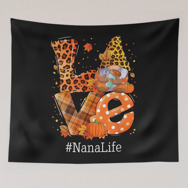 Item preview, Leopard LOVE Gnome Fall Pumpkin Nana Life Thanksgiving designed and sold by Evrard123123.