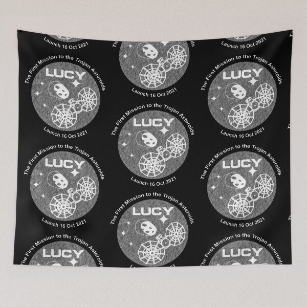 Item preview, NASA Lucy mission logo launch date 16 Oct 2021 (etched) designed and sold by SolidEarthArt.