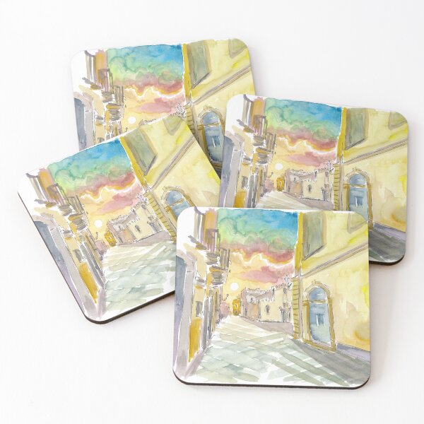 Item preview, Walking around in Taormina Sicily with flair and shops designed and sold by artshop77.