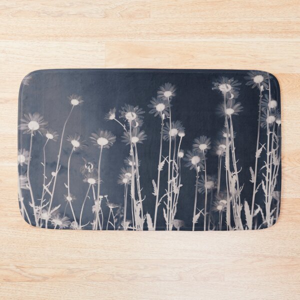 Item preview, Daisy Flowers in Moonlight Dark Floral Abstract designed and sold by tanjica.