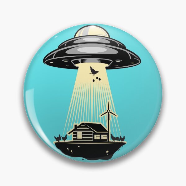 Item preview, Everyone Loves Omelettes Chicken Farm UFO UAP Abduction designed and sold by anomalytshirtco.