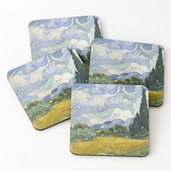 Item preview, Wheat Field with Cypresses designed and sold by glenpap.