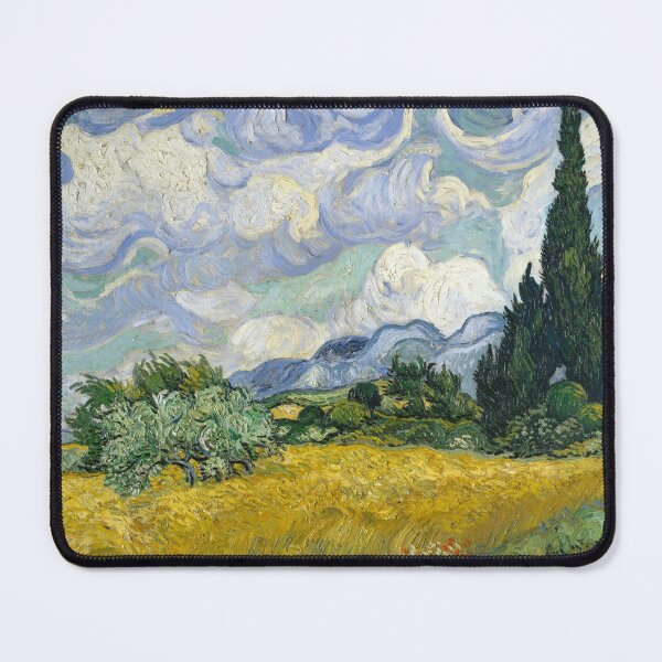 Item preview, Wheat Field with Cypresses designed and sold by glenpap.