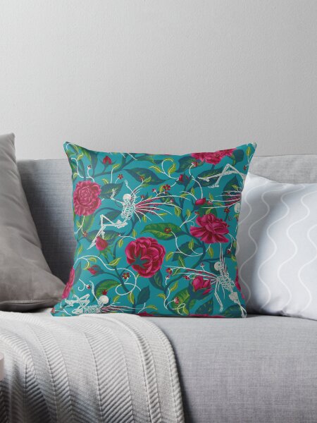 Item preview, Death of Summer (fuchsia and teal) designed and sold by Lidija Paradinovic Nagulov.