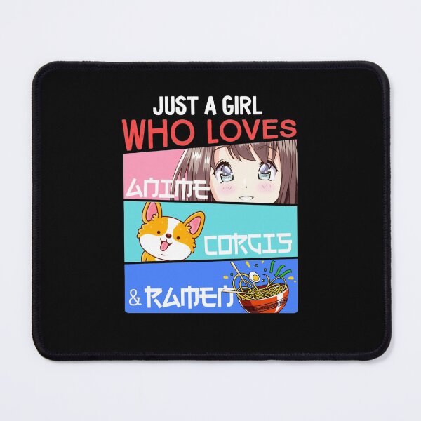 Item preview, Just A Girl Who Loves Anime Corgis Ramen Lover Kawaii Otaku designed and sold by HDankdesign.