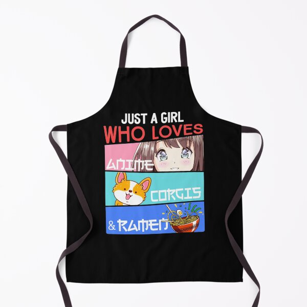 Item preview, Just A Girl Who Loves Anime Corgis Ramen Lover Kawaii Otaku designed and sold by HDankdesign.