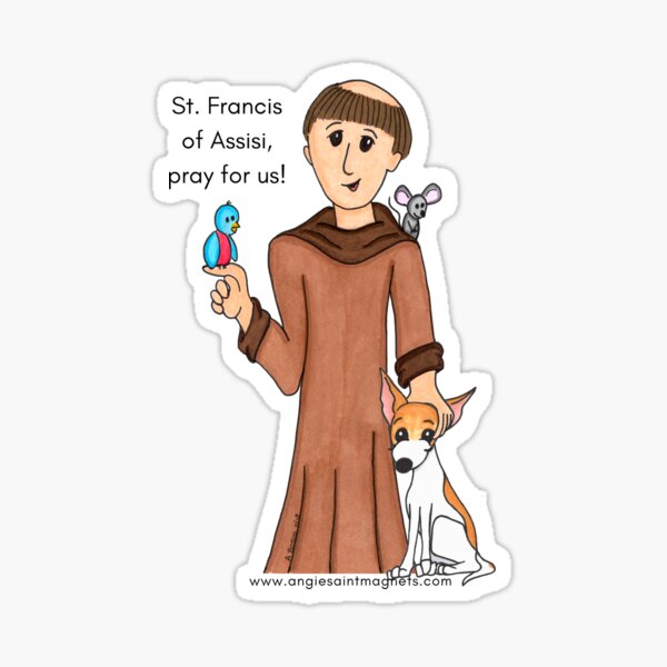 St. Francis of Assisi, Sticker