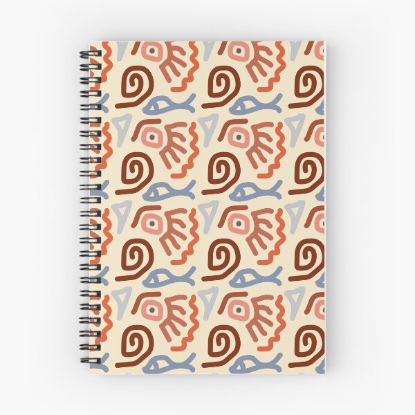 Item preview, Doodle pattern with fishes and shells designed and sold by Osting.