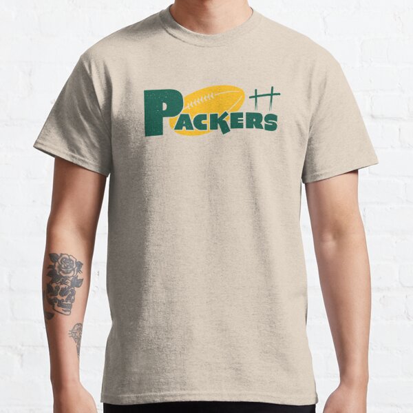 Brett Favre Green Bay Packers Tan Short Sleeve T-Shirt - Gunslinger Classic