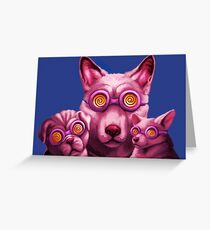 Dog Therapy Greeting Card