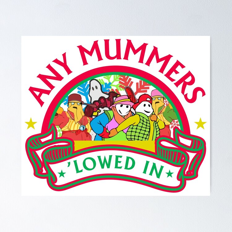 ANY MUMMERS 'LOWED IN NEWFOUNDLAND CHRISTMAS COLLECTION Sticker