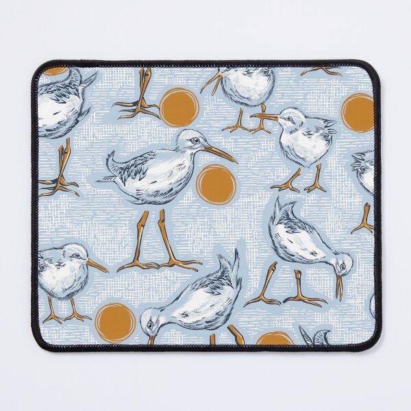 Item preview, Sunny Sandpipers Pattern | Pale Blue designed and sold by L Diane Johnson.