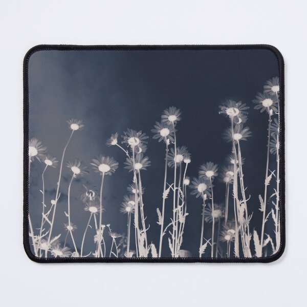 Item preview, Daisy Flowers in Moonlight Dark Floral Abstract designed and sold by tanjica.