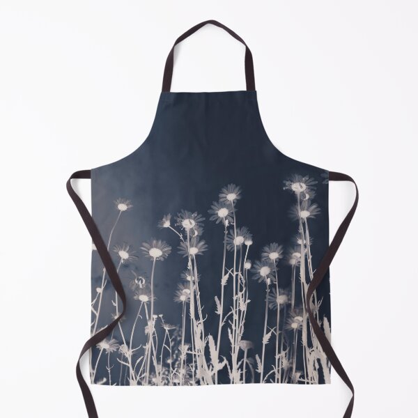 Item preview, Daisy Flowers in Moonlight Dark Floral Abstract designed and sold by tanjica.