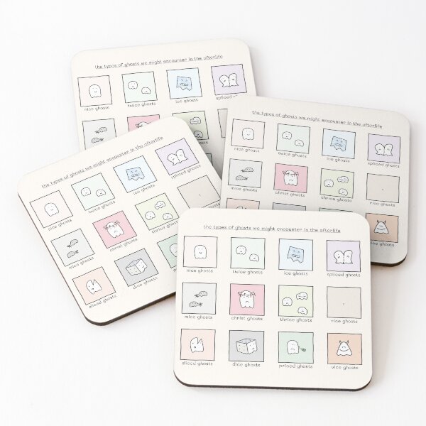 Item preview, the types of ghosts we might encounter designed and sold by Noam Ben Harush Shani.