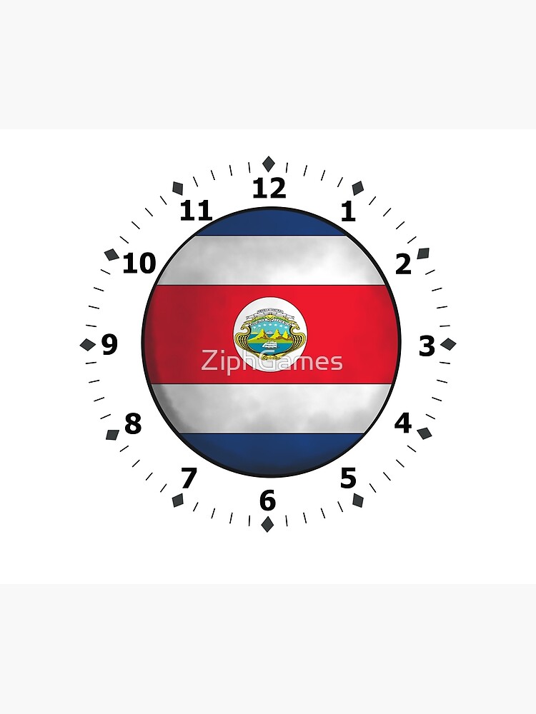 "costa rica clock" Poster for Sale by ZiphGames Redbubble
