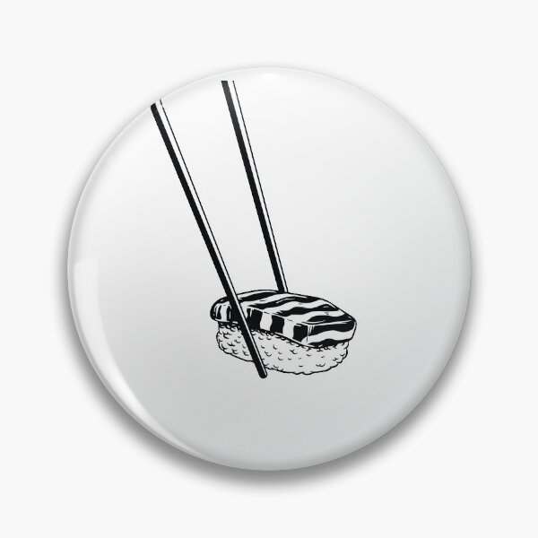 Item preview, Sushi and Chopsticks white background designed and sold by reyners.
