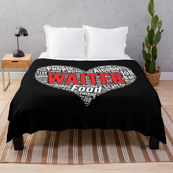 Item preview, Waiter Heart Shape Word Cloud Design product designed and sold by theodoros20.