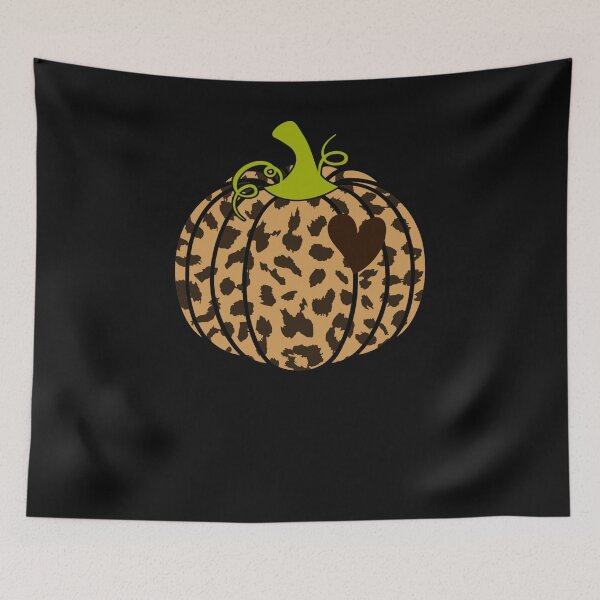 Item preview, animal Print Leopard heart Pumpkin Fall Halloween designed and sold by Anela-MC.