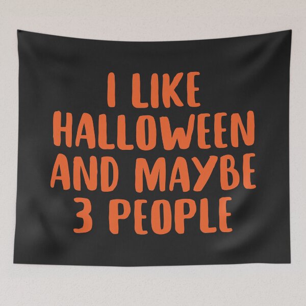 Item preview, I like Halloween and maybe 3 people designed and sold by SweetLog.