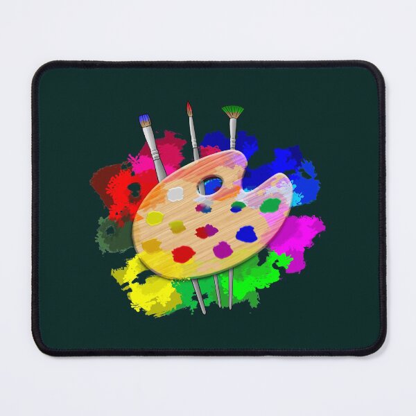 Item preview, Artist Paint Palette And Brushes Art designed and sold by Studio520.