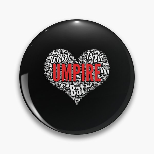 Item preview, Umpire Heart Shape Word Cloud Design print designed and sold by theodoros20.
