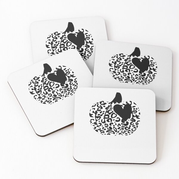 Item preview, animal Print Leopard heart Pumpkin Fall Halloween designed and sold by Anela-MC.