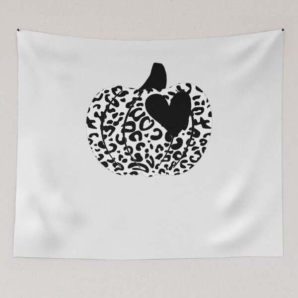 Item preview, animal Print Leopard heart Pumpkin Fall Halloween designed and sold by Anela-MC.