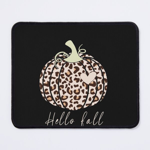 Item preview, Hello Fall animal Print Leopard heart Pumpkin Fall Halloween designed and sold by Anela-MC.