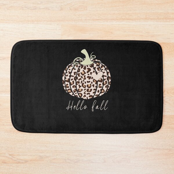 Item preview, Hello Fall animal Print Leopard heart Pumpkin Fall Halloween designed and sold by Anela-MC.