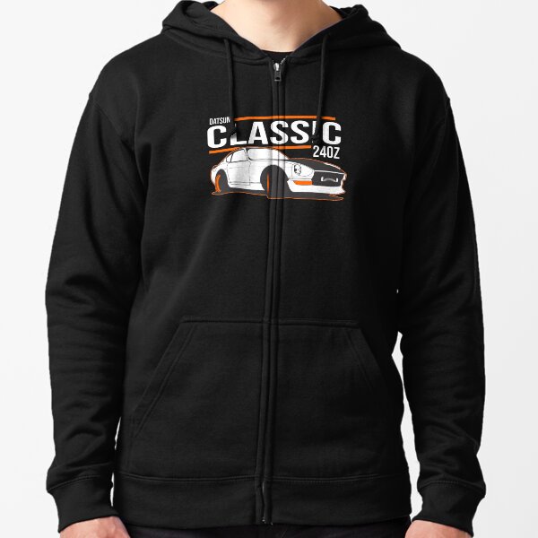 DATSUN NISSAN 240Z Zipped Hoodie