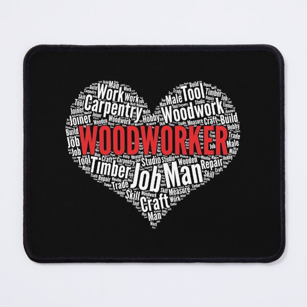 Item preview, Woodworker Heart Shape Carpenter Carpentry Woodworker design designed and sold by theodoros20.