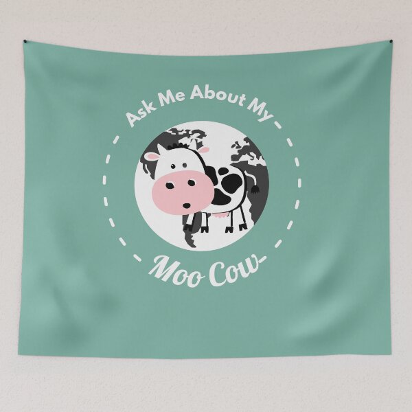 Item preview, Ask Me About My Moo Cow  Funny Cow  For Everyone designed and sold by Studio520.
