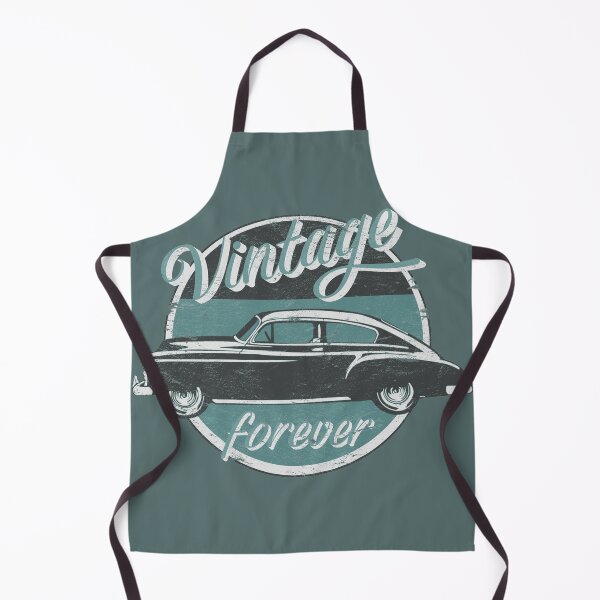 Item preview, Vintage Car Forever Teal Color Distressed Slogan Design designed and sold by TrulyEpoque.
