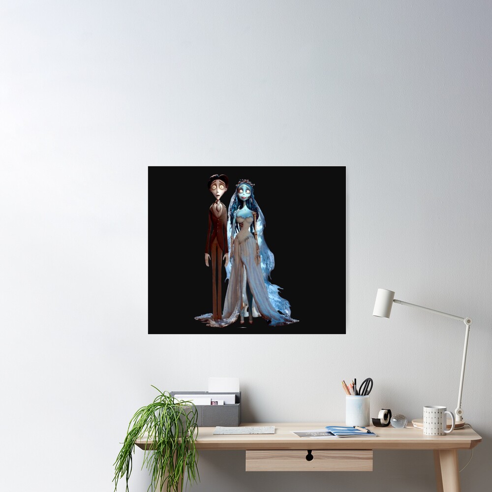 Emily & Victor Poster con cornice Corpse Bride