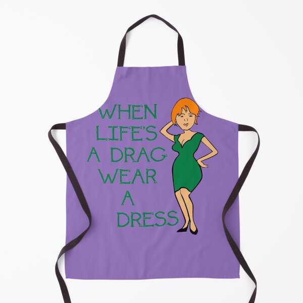 Item preview, When Lifes A Drag Wear A Dress Grungy Text designed and sold by taiche.