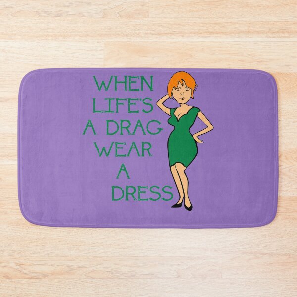 Item preview, When Lifes A Drag Wear A Dress Grungy Text designed and sold by taiche.